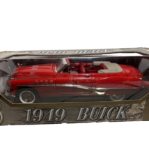 1949 Buick Convertible Die Cast Car Red 1:18 Motor Max - $45.53