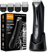 Pritech Body Hair Trimmer For Men Pubic Hair Trimmer - Wet/Dry Ball Trim... - $32.97