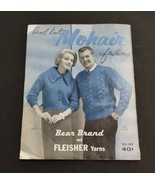 Hand Knit Mohair Fashions Patterns Bear Brand Fleisher Yarns - £13.44 GBP
