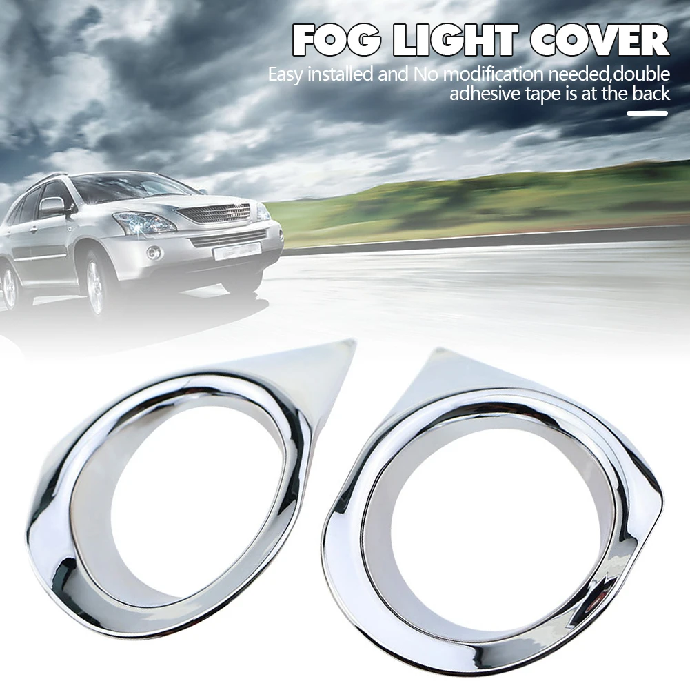 Car Accessories for Peugeot 2008 2014-2019 - 2Pcs Chrome Front Left Right Fog - £16.02 GBP