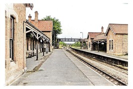 ptc8123 - Yorks&#39; - An early view of Conisbrough Railway Station - print ... - $2.80