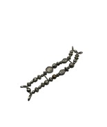 Silver Tone Beaded Watch Band Attaches with Lobster Claw Southwestern Boho - £12.63 GBP