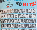50 Stars! 50 Hits! Of Country Music [Vinyl] - $19.99