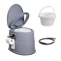Portable Toilet for Camping, Porta Potty with 1.3 Gal Detachable Inner B... - $69.65