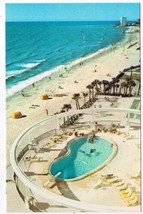 Florida Postcard St Petersburg Beach Breckenridge Resort Hotel Pool Beach - £1.69 GBP
