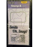 Hero Arts Stamp &amp; Cut &quot;Smile Oh, Snap&quot; Camera Stamp and Die #D1067 - New - €8,52 EUR
