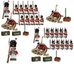 22pcs/set British Royal Fusiliers Infantry with Heavy Weapons & Accessories - $36.19 CAD