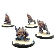 Shredders 4 Painted Miniatures Legion of Everblight Fiend Hordes - $58.00