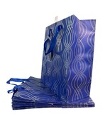 7 Ct. The Gift Wrap Company Infinite Blue Gift Bags with Ribbon Handles ... - $207.39 MXN