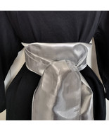 SILVER, GOLD WAIST SaSHES, Metallic Tissue Lame, Praise Dance, Worship, ... - $10.99