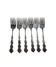 Oneida Distinction Deluxe Stainless Steel VALERIE Salad Forks Lot X 6 - $27.72