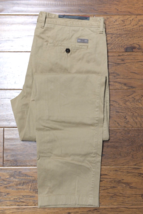 HUGO BOSS Hombre Crigan Corte Normal Algodón Elástico Med Beige Chinos 3... - $64.14