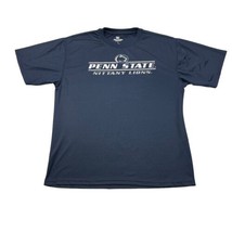 Penn State Nittany Lions Performance T Shirt Mens L Blue Zig Zag Striped Blue  - £18.18 GBP