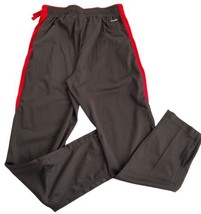 Men’s Athletic Works Size Medium  track jogging running pants Black Red Dry Work - £13.20 GBP