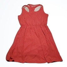 Love Tree Red Pink Back Detailed Waist Accentuated Dress Size Small - £20.20 GBP