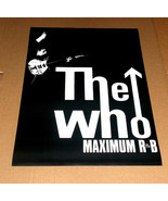 THE WHO MAXIMUM R &amp; B POSTER VINTAGE, MOD, SKA  - $24.99