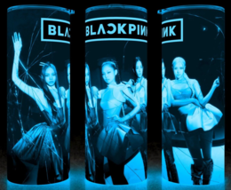 Glow in the Dark Blackpink Pink Venom KPOP Rock Band Cup Mug Tumbler 20oz - £17.95 GBP