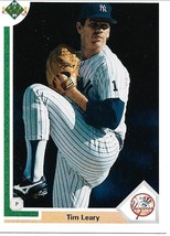Baseball Card- Tim Leary 1991 Upper Deck #693 - £1.02 GBP