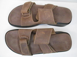 Vintage Sonoma Orchid / Owens Flip Flop Sandals Leather Upper Sz 6M Wome... - $27.00
