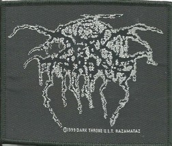 DARKTHRONE logo 1999 - WOVEN SEW ON PATCH - official merchandise - £3.98 GBP
