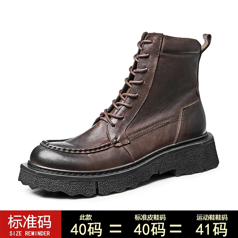 Combat Boots Mens Designer Shoes Men boy Boots Mens Fashion Autumn Winter Ankle  - £217.94 GBP