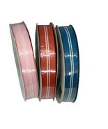 Striped Grosgrain Ribbon 5/8&quot; Wide 15 Yards In Color Retired By Stampin Up! - €6,86 EUR