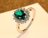 William kate emerald ruby sapphire wedding engagement rings for women 925 sterling thumb155 crop