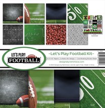 Reminisce Collection Kit 12&quot;X12&quot;-Let&#39;s Play Football - £28.48 GBP