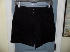 White House Black Market Black Bermuda Shorts Size 00 Women&#39;s EUC - £17.18 GBP