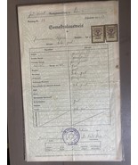 Documento certificato Austria scuola ebraica 1927 - $35.11