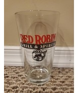 Red Robin Grill &amp; Spirits Drinking/Beer Glass, Classic/Vintage Logo - $23.83 CAD