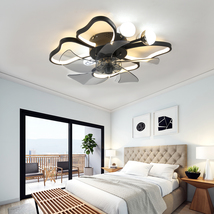 Compact Butterfly Ceiling Fan w/ LED lights and Remote - £94.12 GBP