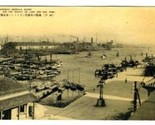 Prosperous American Wharf the Traffic on Land &amp; Sea Postcard Kobe Japan ... - $9.90