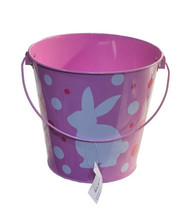 Kids Easter Bunny Pattern Bucket 9.45x8.66Inches-Not Intended For Water - £22.11 GBP