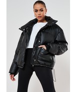 Women Genuine Puffer Leather Jacket Sheepskin Real Quilted Leather Jacket - $419.99