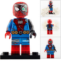 Cyborg Spider-Man Marvel Super Heroes Lego Compatible Minifigure Bricks Toys - £2.34 GBP