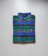 Polo Ralph Lauren Flannel Check Long Sleeve Button Down Cotton Shirt FTP... - $1,414.97 MXN