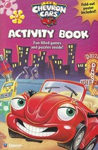 CHEVRON CARS Activity Book coloring game poster OOP 2004 Hope Faith - £6.39 GBP