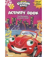 CHEVRON CARS Activity Book coloring game poster OOP 2004 Hope Faith - $171.06 MXN