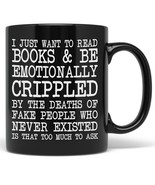 PixiDoodle I Just Want To Read - Funny Emotional Bookworm Coffee Mug (11... - $35.19 CAD+