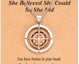 Graduation Gifts for Her 2024, Compass Necklace for Women Girls, Chain 1... - $31.64