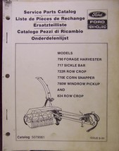 New Holland 790 Forage Harvester & Attachments Parts Manual - £7.99 GBP