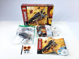 LEGO Ninjago Cole&#39;s Dirt Bike (70672)  3 Mini Figures  OPEN BOX - £33.29 GBP