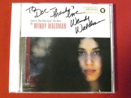 Wendy Waldman Love Is The Only Goal 18 Trk Cd Autgraphed To Doc Bryndle Singer - £11.82 GBP