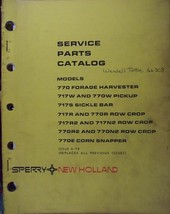 New Holland 770 Forage Harvester &amp; Attachments Parts Manual - £7.90 GBP