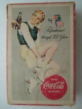 Coca-Cola Playing Cards Skater Girl Refreshment through 70 Years Vintage - $24.75