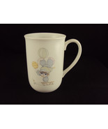 Precious Moments Porcelain Mug, 21059T, Clown On Sled, Issue 1984, Free ... - $34.23 CAD