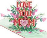 Mothers Day Gifts for Mom Women, Pop up Cards, Mothers Day, Flowers, Hea... - £16.63 GBP