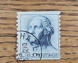 US Stamp George Washington 5c Used White/Blue Hazleton PA - £2.23 GBP