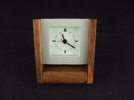 Travel Alarm Clock ~ Woodessen ~  Solid Walnut Case, Free USA Shipping!! - $9.95